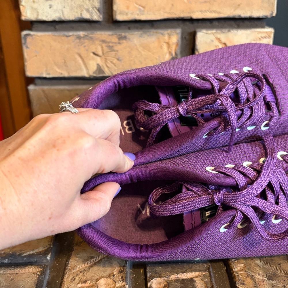 NoBull Women’s Purple Heather Camo SuperFabric Trainers Size 8.5 - Picture 7 of 10